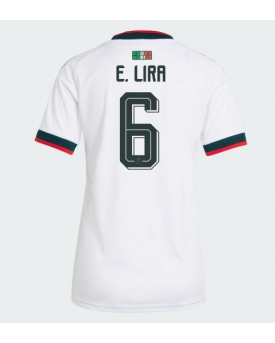 Billige Fotballdrakt Mexico Erik Lira #6 Replika Bortedrakt Dame VM 2026 Kortermet Billige Fotballdrakt Mexico Erik Lira #6 Replika Bortedrakt Dame VM 2026 Kortermet